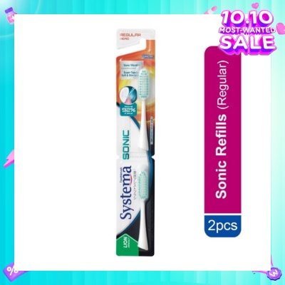SYSTEMA Sonic Toothbrush Regular Refill 2s