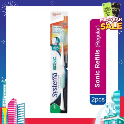 SYSTEMA Sonic Toothbrush Regular Refill 2s