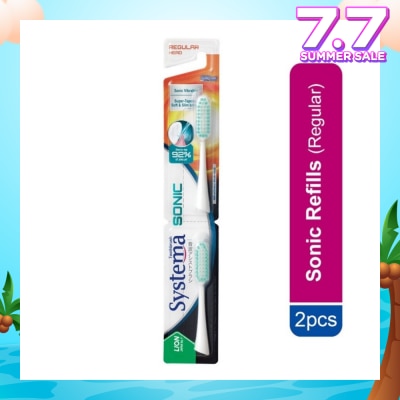 SYSTEMA Sonic Toothbrush Regular Refill 2s