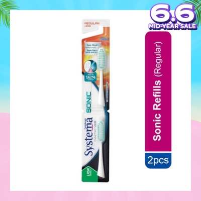 SYSTEMA Sonic Toothbrush Regular Refill 2s