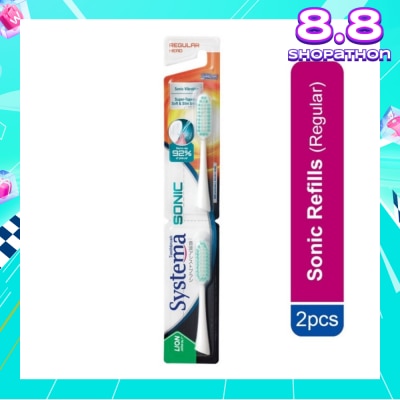 SYSTEMA Sonic Toothbrush Regular Refill 2s