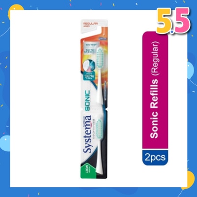 SYSTEMA Sonic Toothbrush Regular Refill 2s