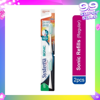 SYSTEMA Sonic Toothbrush Regular Refill 2s