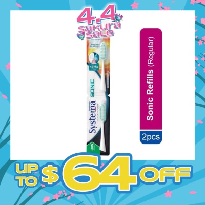 SYSTEMA - Sonic Toothbrush Regular Refill 2s