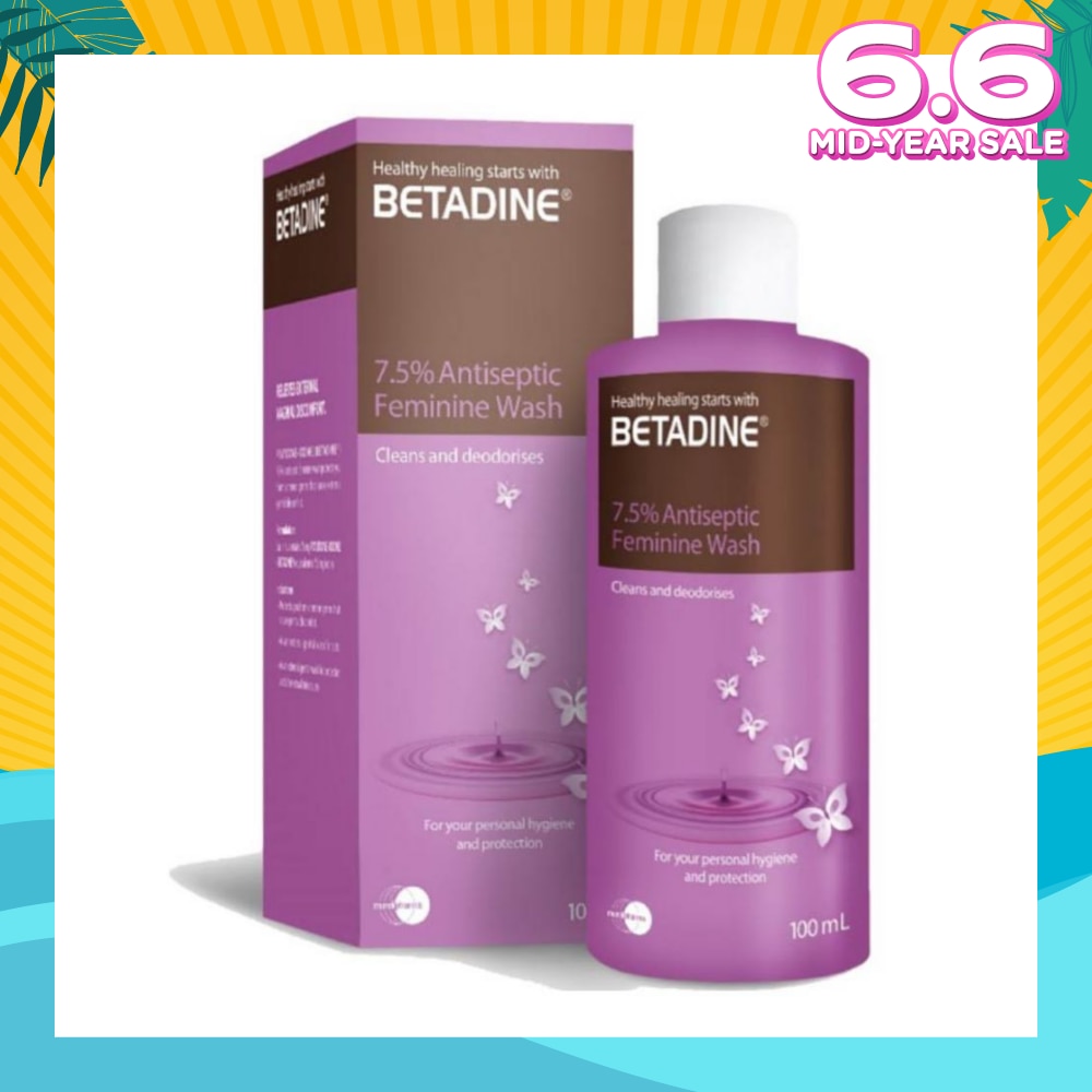 Betadine Antiseptic Feminine wash 100ml