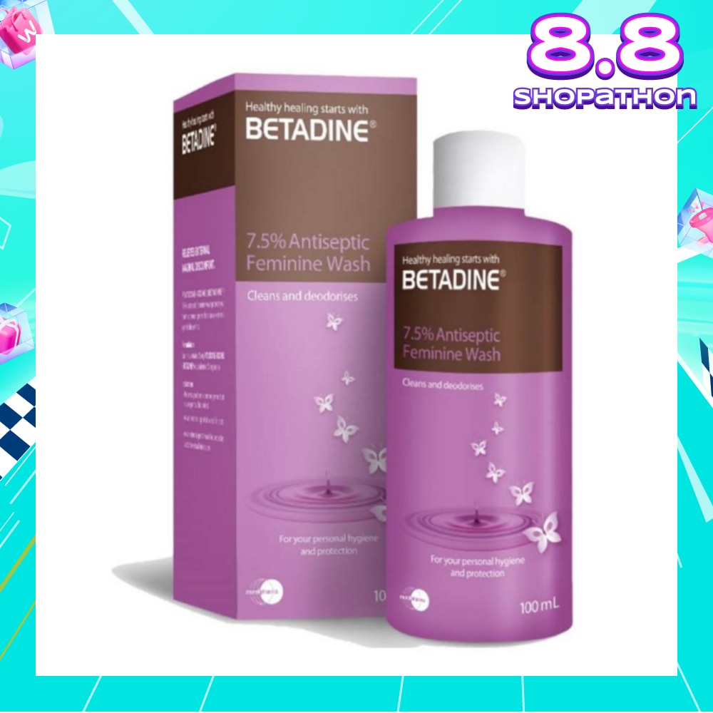 Betadine Antiseptic Feminine wash 100ml