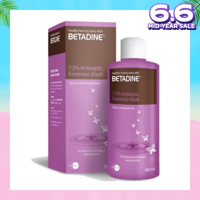 BETADINE® Betadine Antiseptic Feminine wash 100ml
