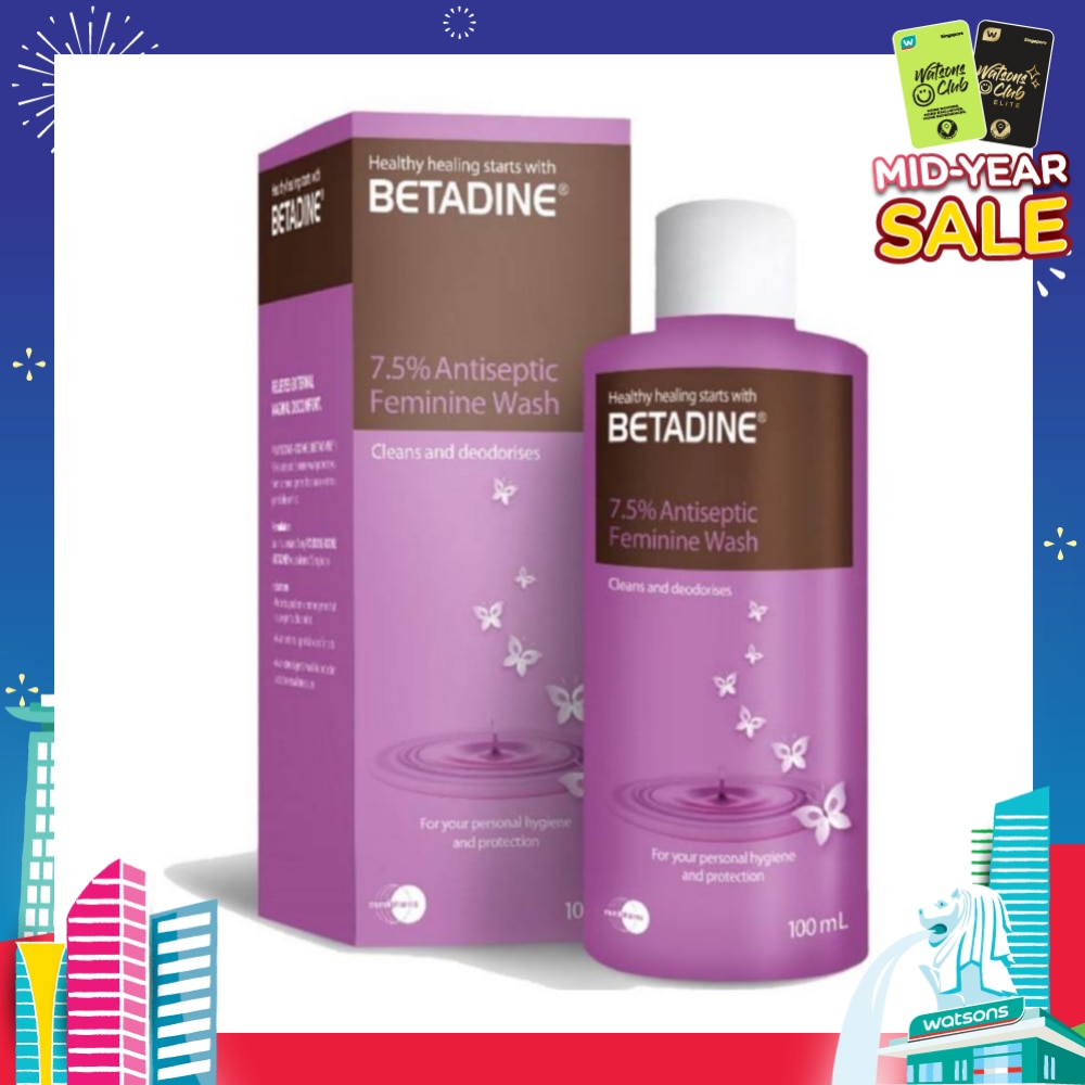 Betadine Antiseptic Feminine wash 100ml