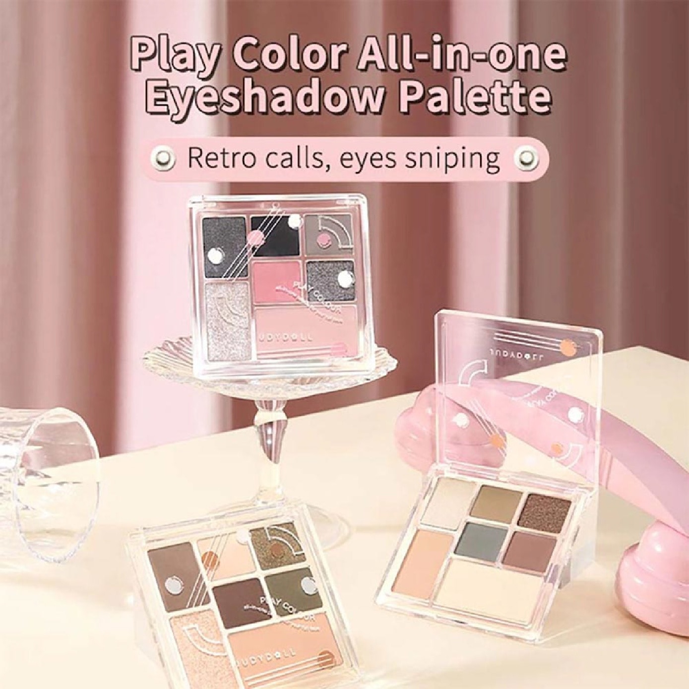 All-in-One Palette #17 Sweet Smoked Rose 8.5g