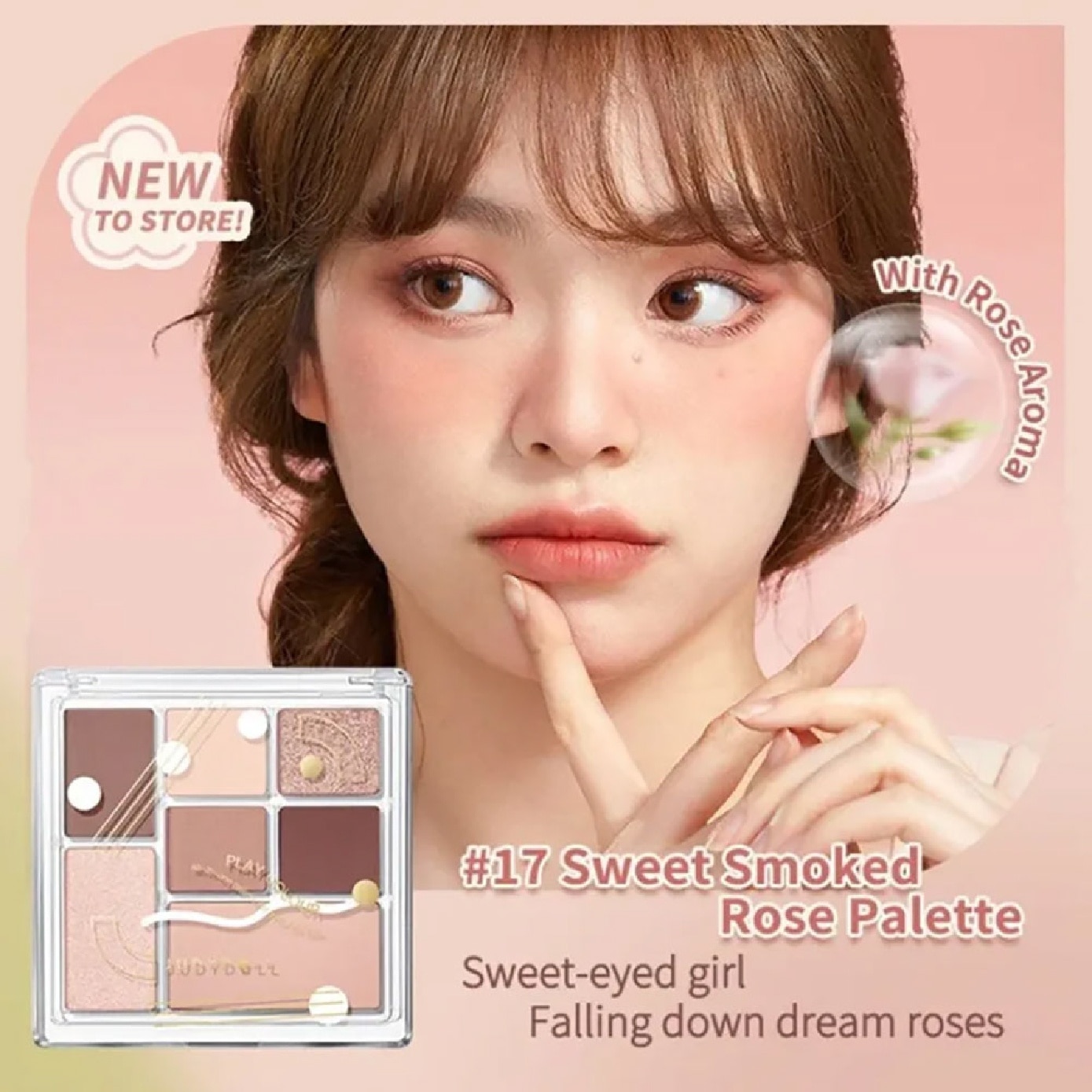 All-in-One Palette #17 Sweet Smoked Rose 8.5g
