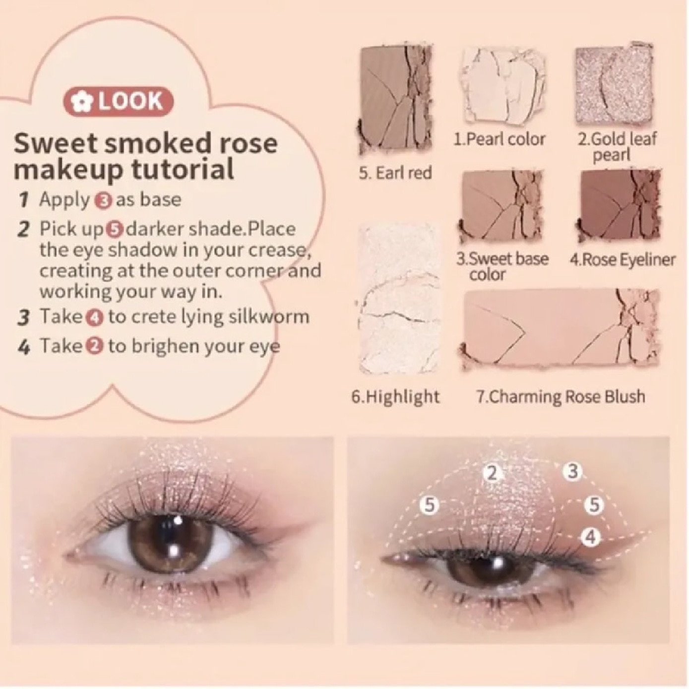 All-in-One Palette #17 Sweet Smoked Rose 8.5g