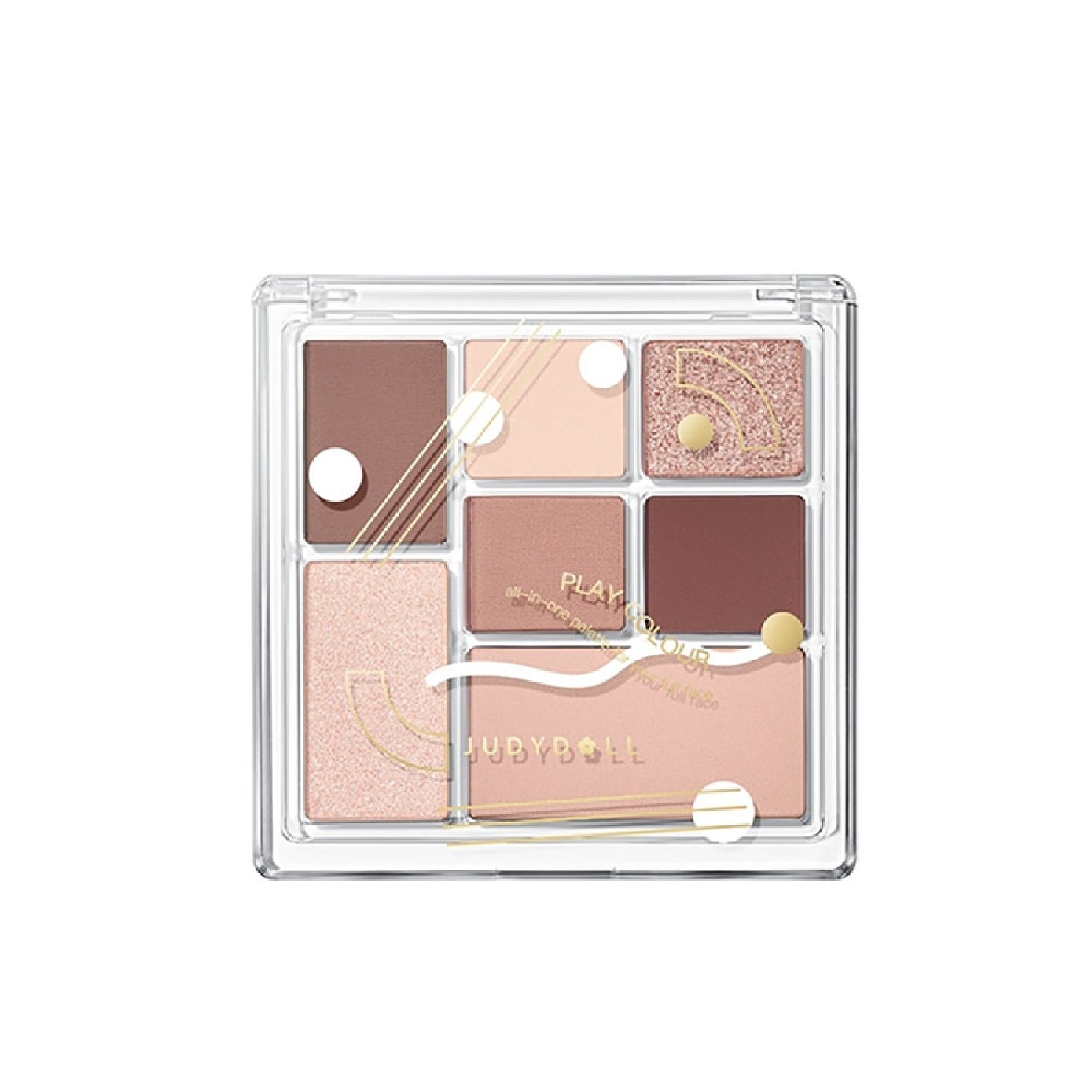 All-in-One Palette #17 Sweet Smoked Rose 8.5g