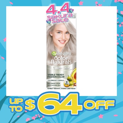 GARNIER - Color Natural Permanent Visible Trendy Fashion Ash Blonde 156g