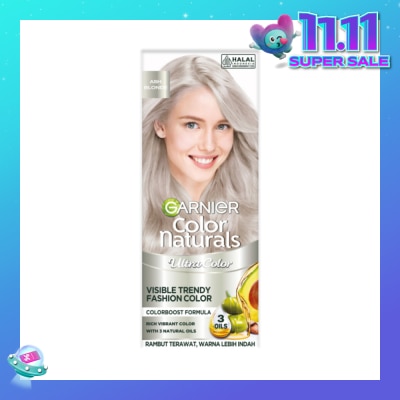 GARNIER Color Natural Permanent Visible Trendy Fashion Ash Blonde 156g