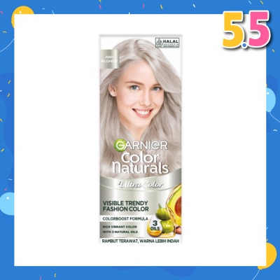 GARNIER Color Natural Permanent Visible Trendy Fashion Ash Blonde 156g