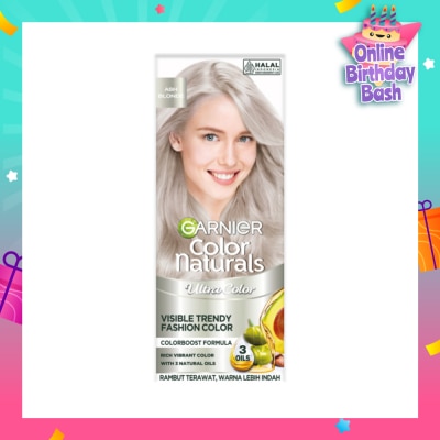 GARNIER Color Natural Permanent Visible Trendy Fashion Ash Blonde 156g