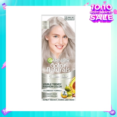 GARNIER Color Natural Permanent Visible Trendy Fashion Ash Blonde 156g