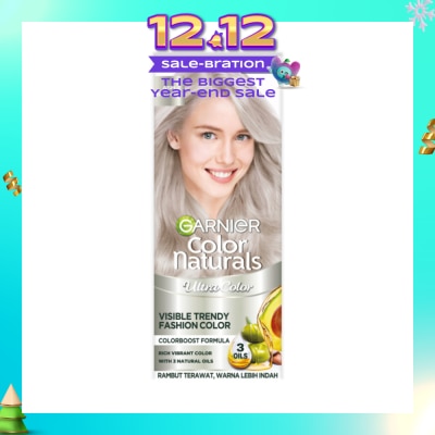 GARNIER Color Natural Permanent Visible Trendy Fashion Ash Blonde 156g