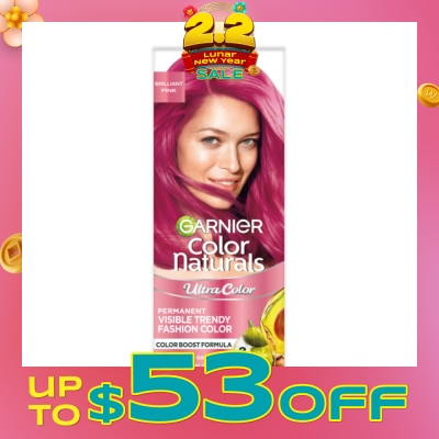 GARNIER Color Natural Permanent Visible Trendy Fashion Brilliant Pink 156g