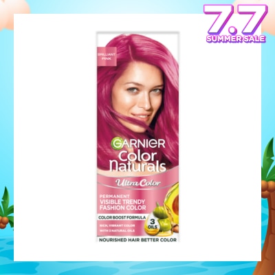 GARNIER Color Natural Permanent Visible Trendy Fashion Brilliant Pink 156g