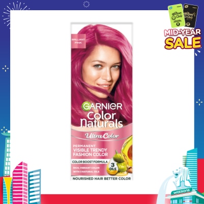GARNIER Color Natural Permanent Visible Trendy Fashion Brilliant Pink 156g