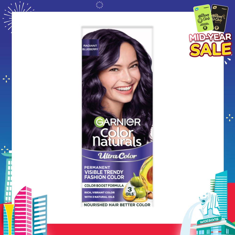 Color Natural Permanent Visible Trendy Fashion Radiant Blueberry 156g