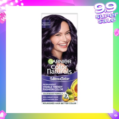 GARNIER Color Natural Permanent Visible Trendy Fashion Radiant Blueberry 156g