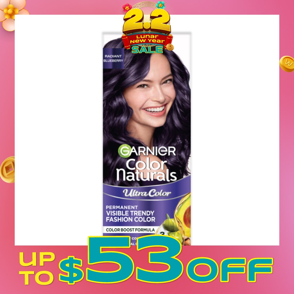 Color Natural Permanent Visible Trendy Fashion Radiant Blueberry 156g