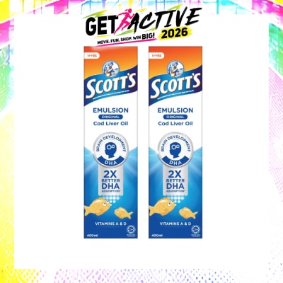 SCOTT'S - Emulsion Cod Liver Oil for Immunity Support Original Flavour Bundle Set 1s image