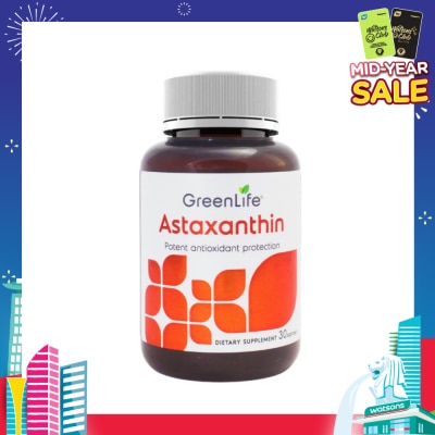 GREENLIFE Astaxanthin 30 Soft Gels
