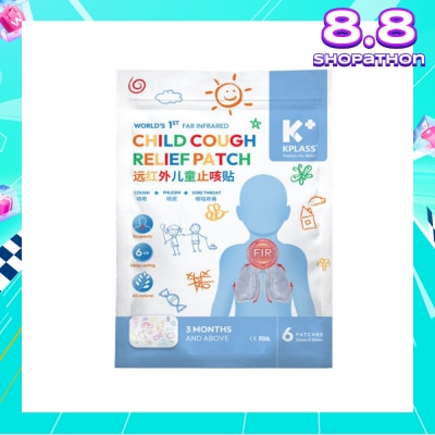 KPLASS Child Cough Relief Patch (For Cough, Phlegm & Sore Throat) 6s