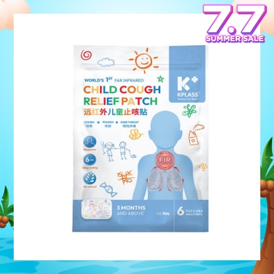 KPLASS Child Cough Relief Patch (For Cough, Phlegm & Sore Throat) 6s