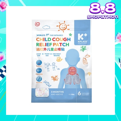 KPLASS Child Cough Relief Patch (For Cough, Phlegm & Sore Throat) 6s