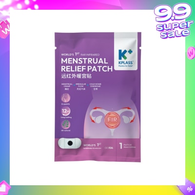 KPLASS Menstrual Relief Patch 85mm x 200mm (For Menstrual Cramp, Irregular Flow & Cold Womb Syndrome) 1s