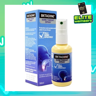BETADINE® Sore Throat Spray 50ml (Expiry: May`2026)