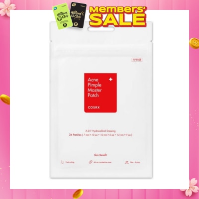 COSRX Acne Pimple Master Patch (Fast Acting & Non-Drying) 24s