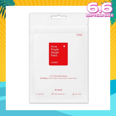 COSRX Acne Pimple Master Patch (Fast Acting & Non-Drying) 24s