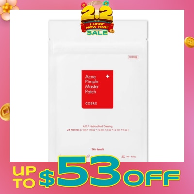 COSRX Acne Pimple Master Patch (Fast Acting & Non-Drying) 24s