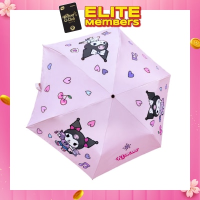 WATSONS Sanrio Kuromi 3 Fold Umbrella 1s