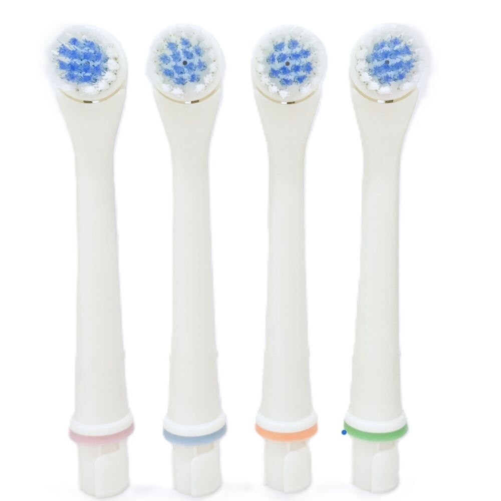 Battery Operated Toothbrush Replacement Head (Soft Dupont Bristles) 4s