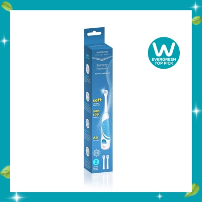 WATSONS Battery Powered Electric Toothbrush (Soft Dupont Bristles) 1s & Replacement Head 2s image