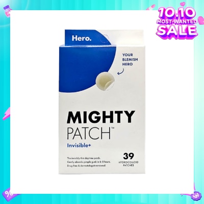 HERO Mighty Invisible+ Hydrocolloid Patch 39s