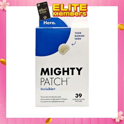 HERO Mighty Invisible+ Hydrocolloid Patch 39s