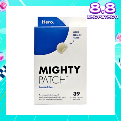 HERO Mighty Invisible+ Hydrocolloid Patch 39s