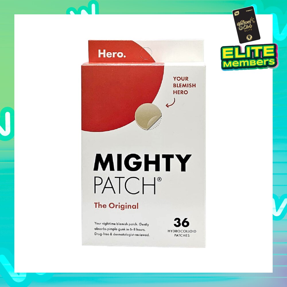 The Original Mighty Hydrocolloid Patch (Night time Blemish Patch) 36s