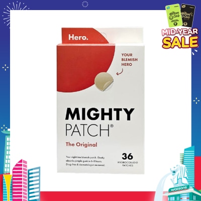 HERO The Original Mighty Hydrocolloid Patch (Night time Blemish Patch) 36s