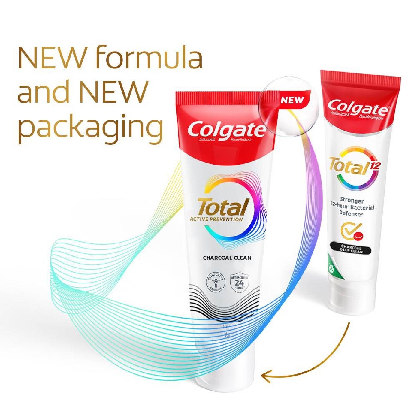 Total Active Prevention Toothpaste Charcoal Clean 150g