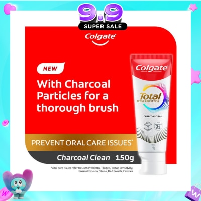COLGATE - Total Active Prevention Toothpaste Charcoal Clean 150g image
