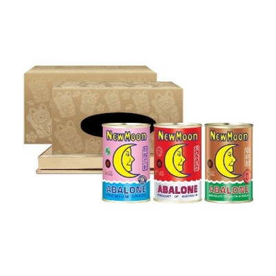 NEW MOON Premium Abalone 3s Gift Packset consists New Zealand Abalone 1s + Australia Abalone 1s + South Africa Abalone 1s