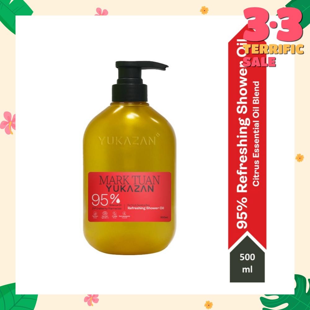 Mark Tuan 95% Refreshing Citrus Shower Oil (To Improve Rough & Dry Skin) 300ml